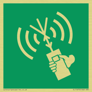 E051 safe condition 2way VHF radio